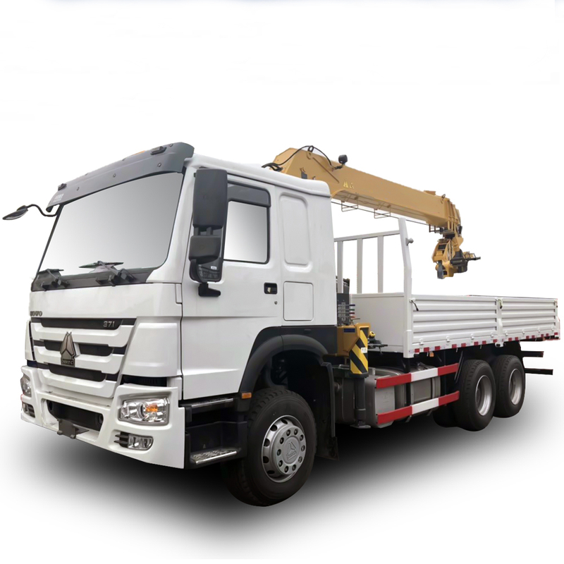 SINOTRUK HOWO 6x4 336Hp 8Ton Straight Arm Crane Boom Truck 
