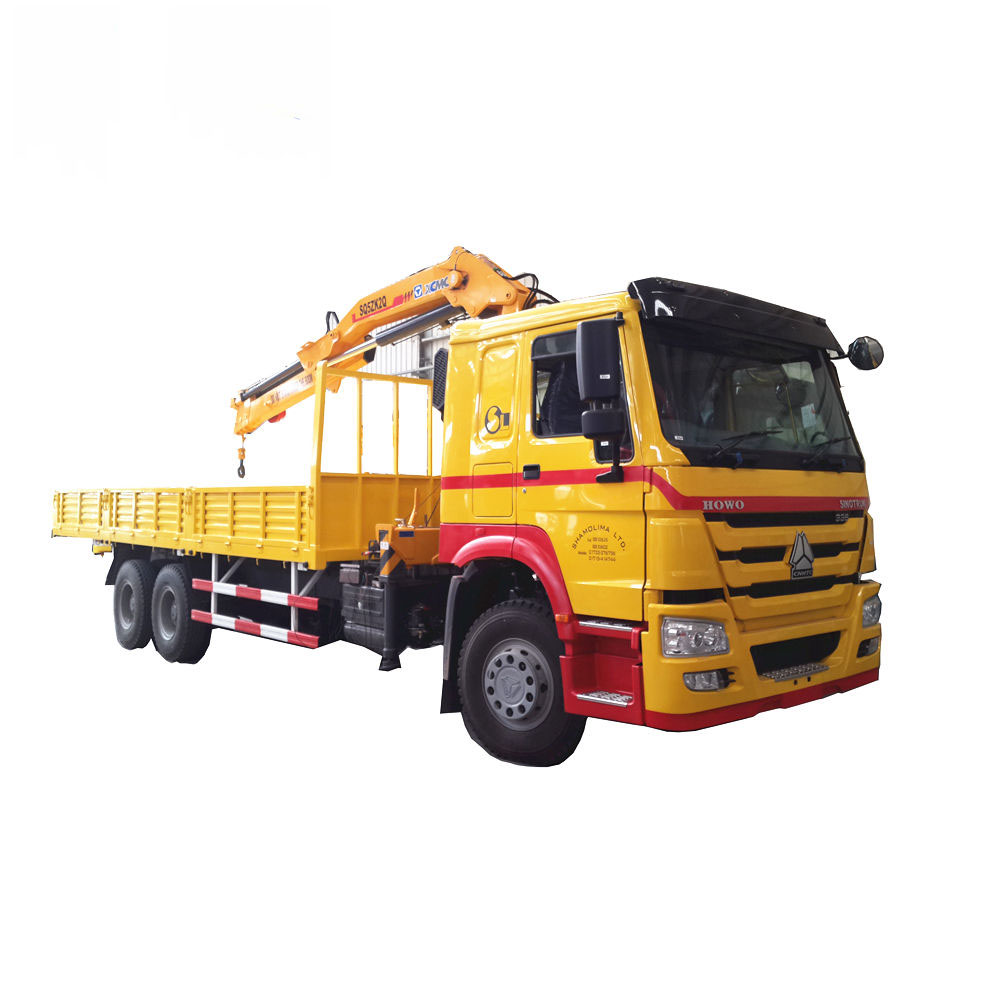 SINOTRUK HOWO 6x4 371Hp O43 10Ton Folding Arm Crane Boom Truck